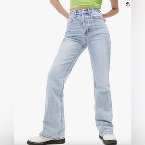 PacSun Eco Light Blue High Waisted Boot Cut Jeans